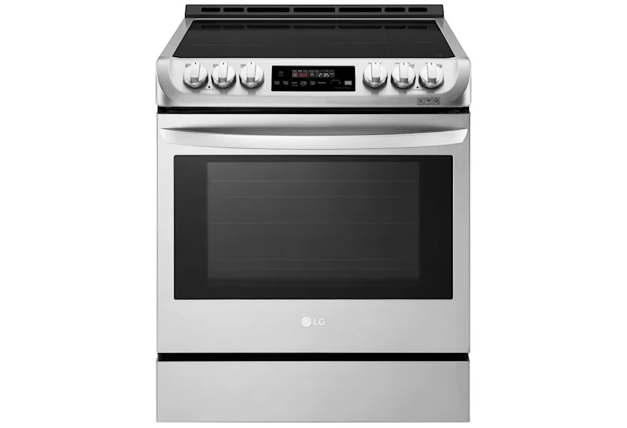 Electric Ranges 6.3 cu. ft. Wi-Fi Enabled Induction Slide-in by LG Appliances at Furniture and ApplianceMart