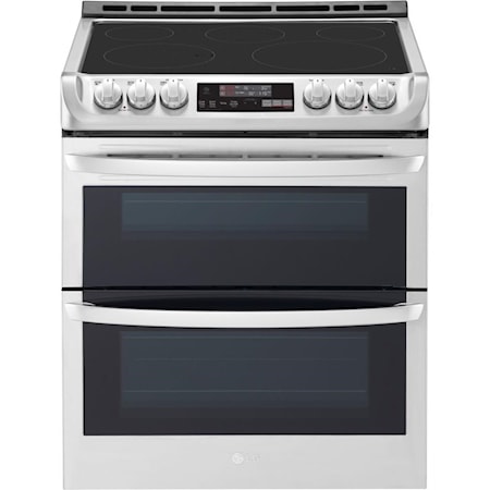 7.3 cu. ft. wi-fi Enabled Electric Double Oven Slide-In Range with ProBake Convection® and EasyClean®