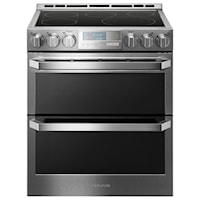 LG SIGNATURE 7.3 Cu.Ft. - Electric Double Oven Slide-In Range with ProBake Convection®