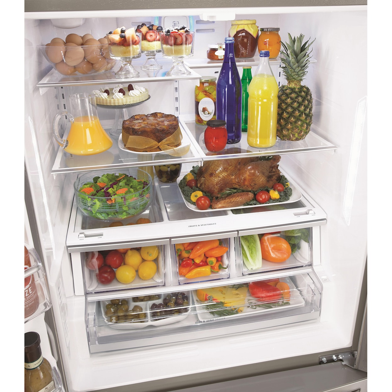 LG Appliances French Door Refrigerators 24 Cu. Ft. Counter Depth French Door Fridge