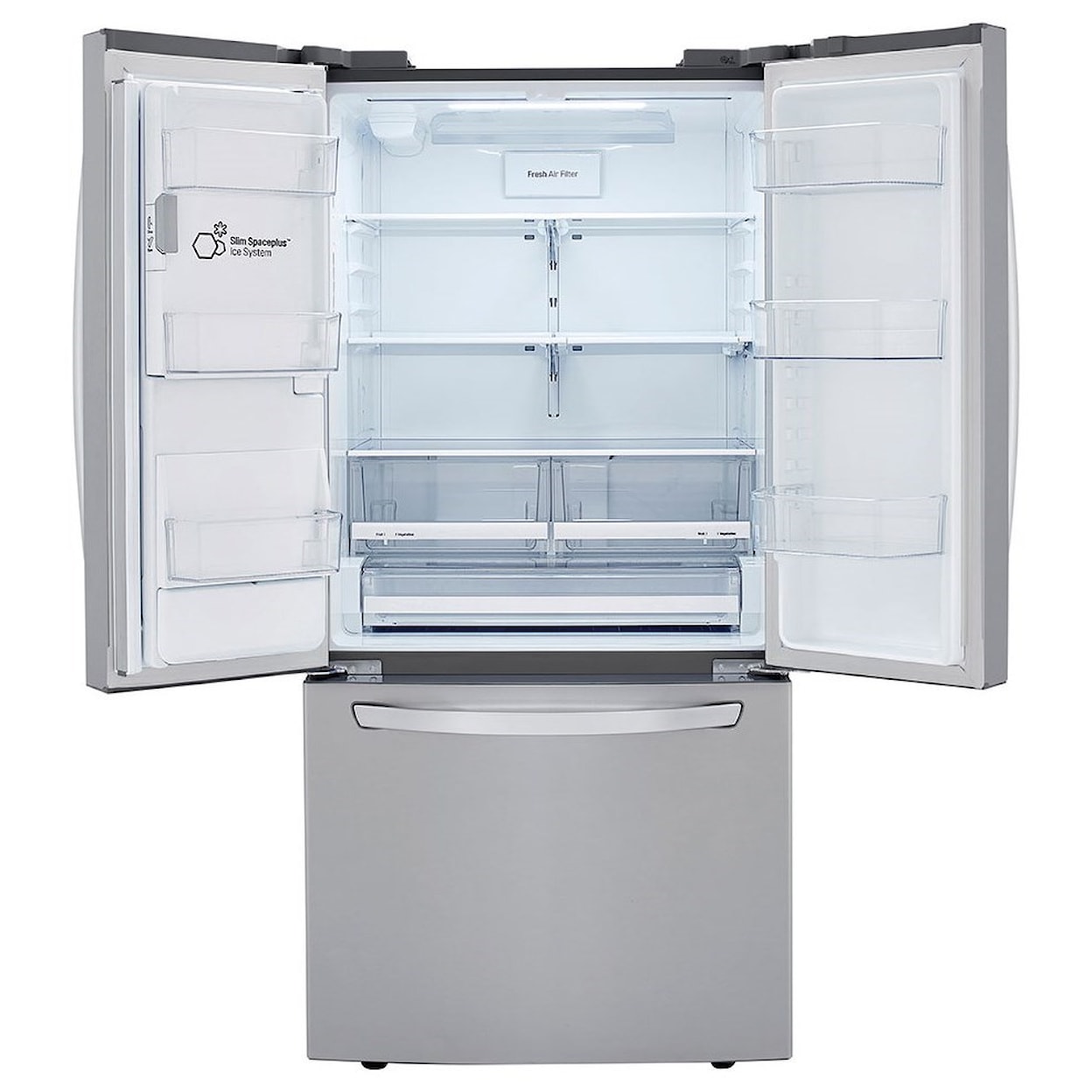 LG Appliances French Door Refrigerators 25 cu. ft. Smart French Door Refrigerator