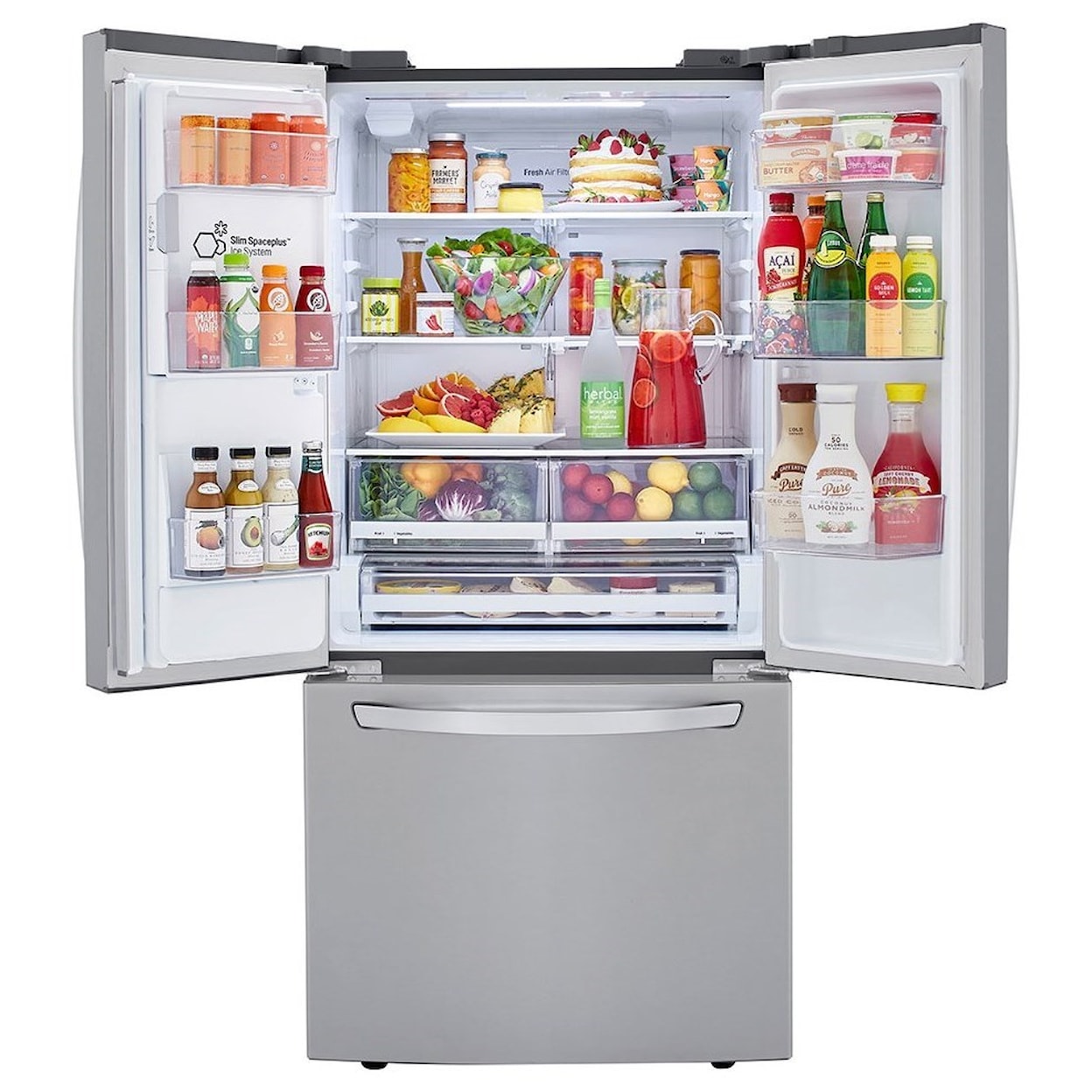 LG Appliances French Door Refrigerators 25 cu. ft. Smart French Door Refrigerator