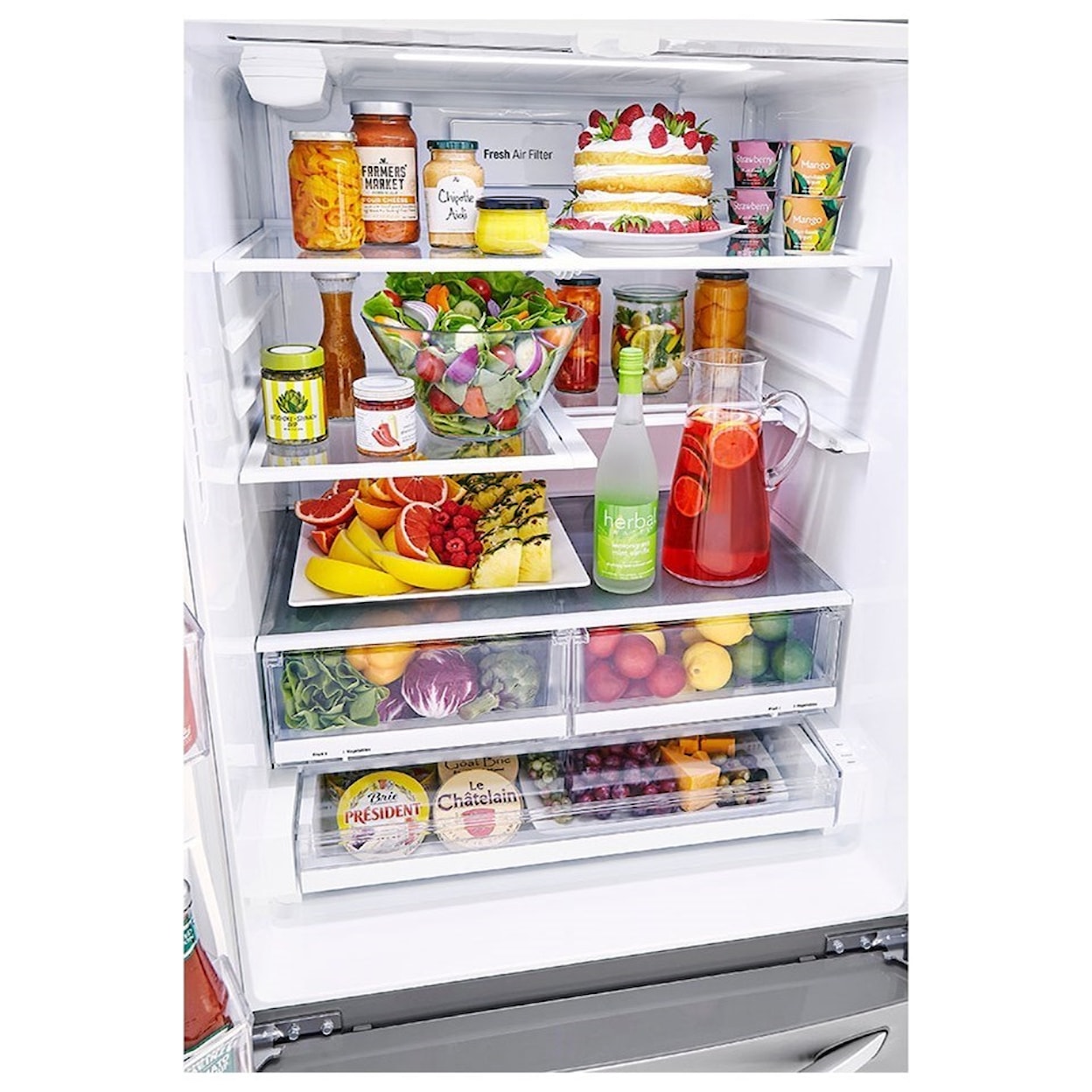 LG Appliances French Door Refrigerators 25 cu. ft. Smart French Door Refrigerator