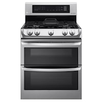 6.9 Cu. Ft. Gas Double Oven Range with ProBake Convection™, EasyClean® and Gliding Rack