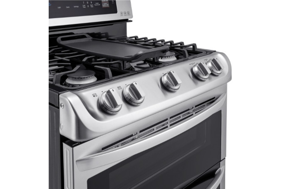 LG Appliances Gas Ranges 6.9 Cu. Ft. Gas Double Oven Range