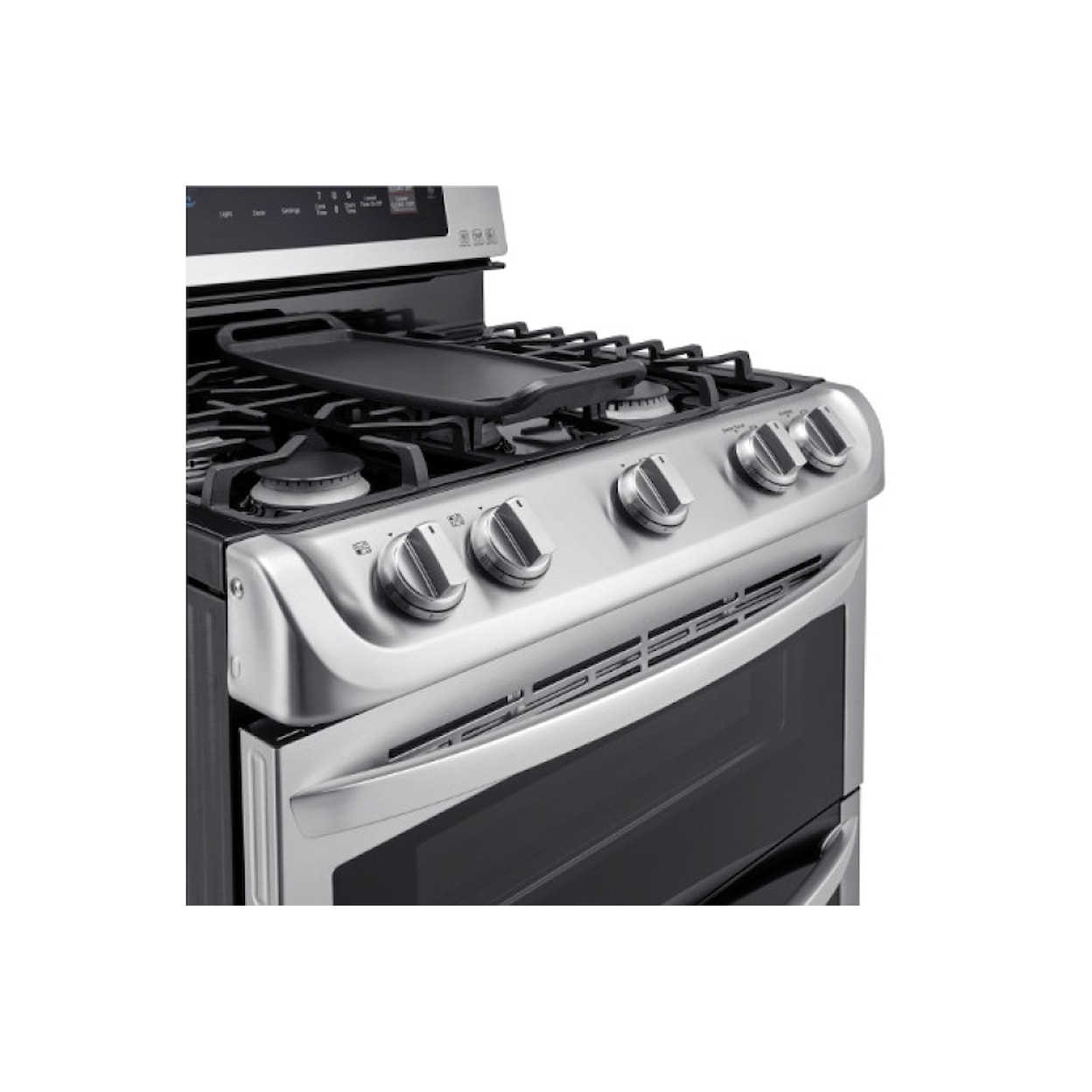 LG Appliances Gas Ranges 6.9 Cu. Ft. Gas Double Oven Range