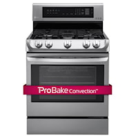 6.3 Cu. Ft. Gas Range with ProBake Convection™and EasyClean®