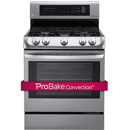 6.3 Cu. Ft. Gas Range with ProBake Convection™and EasyClean®