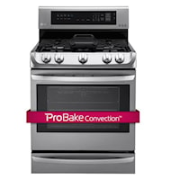 6.3 Cu. Ft. Gas Single Oven Range with ProBake Convection™, EasyClean® and Warming Drawer