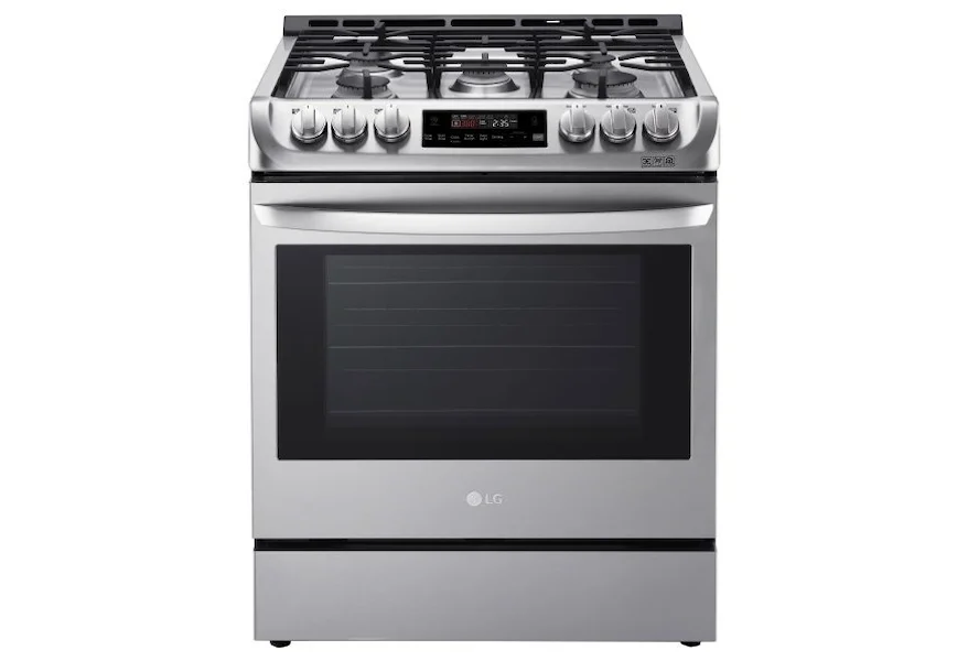 Gas Ranges 6.3 cu. ft. Gas Slide-in Convection Range by LG Appliances at Sheely's Furniture & Appliance