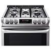 LG Appliances Gas Ranges 6.3 cu. ft. Gas Slide-in Convection Range