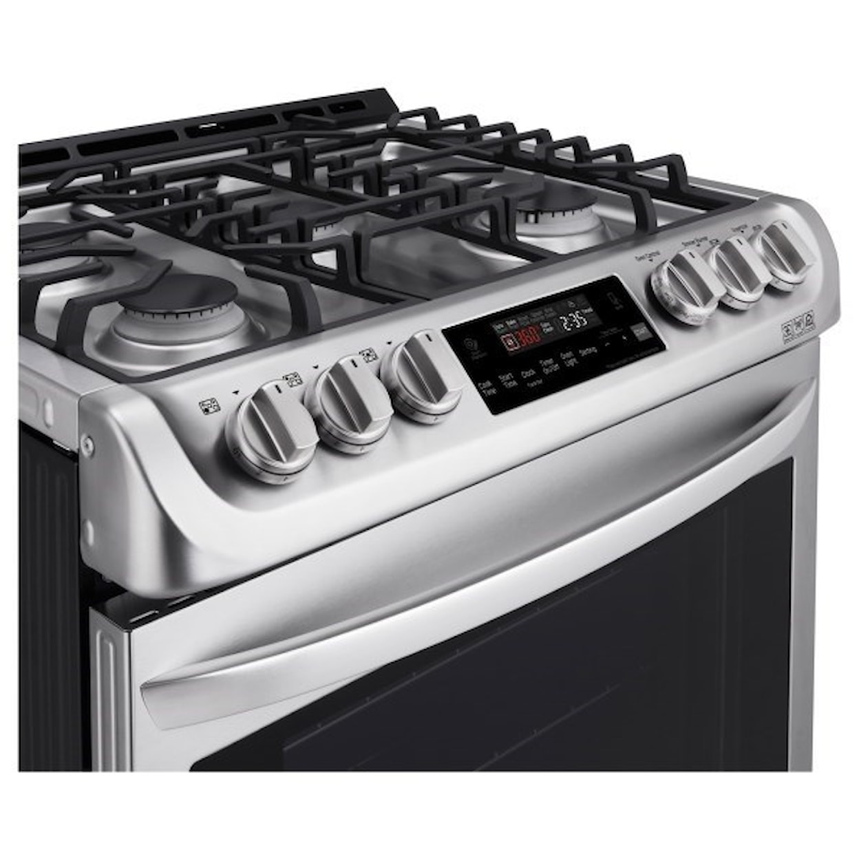 LG Appliances Gas Ranges 6.3 cu. ft. Gas Slide-in Convection Range