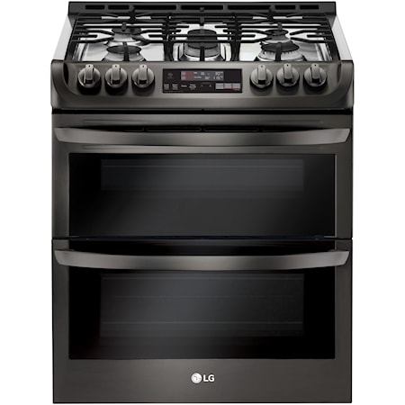 6.9 Cu.Ft. Wi-Fi Enabled Gas Double Oven Slide-In Range with ProBake Convection® and EasyClean®