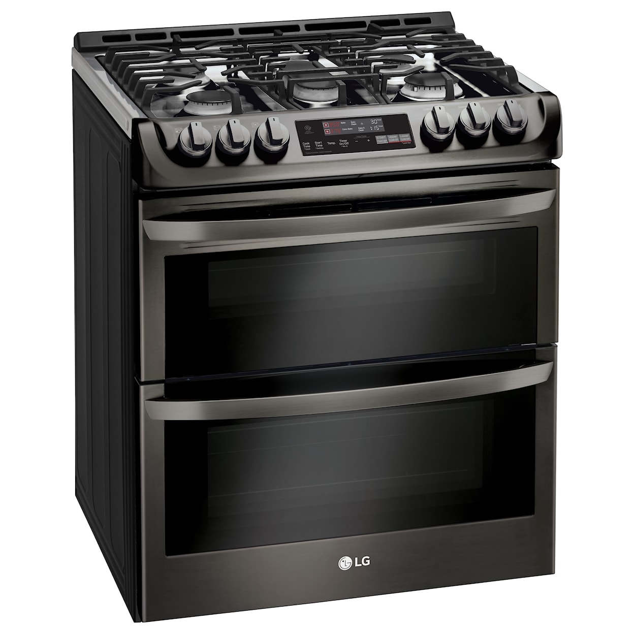 LG Appliances Gas Ranges 6.9 Cu.Ft. Wi-Fi Enabled Gas Double Oven 