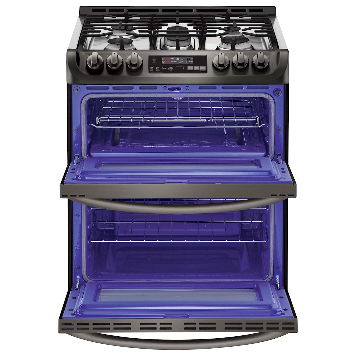 LG Appliances Gas Ranges 6.9 Cu.Ft. Wi-Fi Enabled Gas Double Oven 