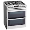 LG Appliances Gas Ranges 6.9 Cu.Ft. Wi-Fi Enabled Gas Double Oven 