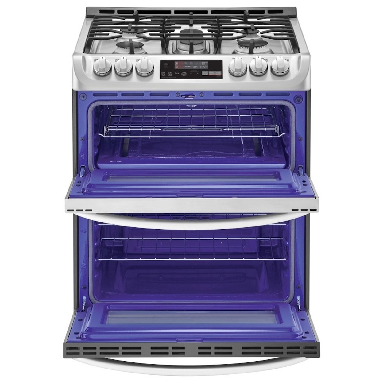 LG Appliances Gas Ranges 6.9 Cu.Ft. Wi-Fi Enabled Gas Double Oven 