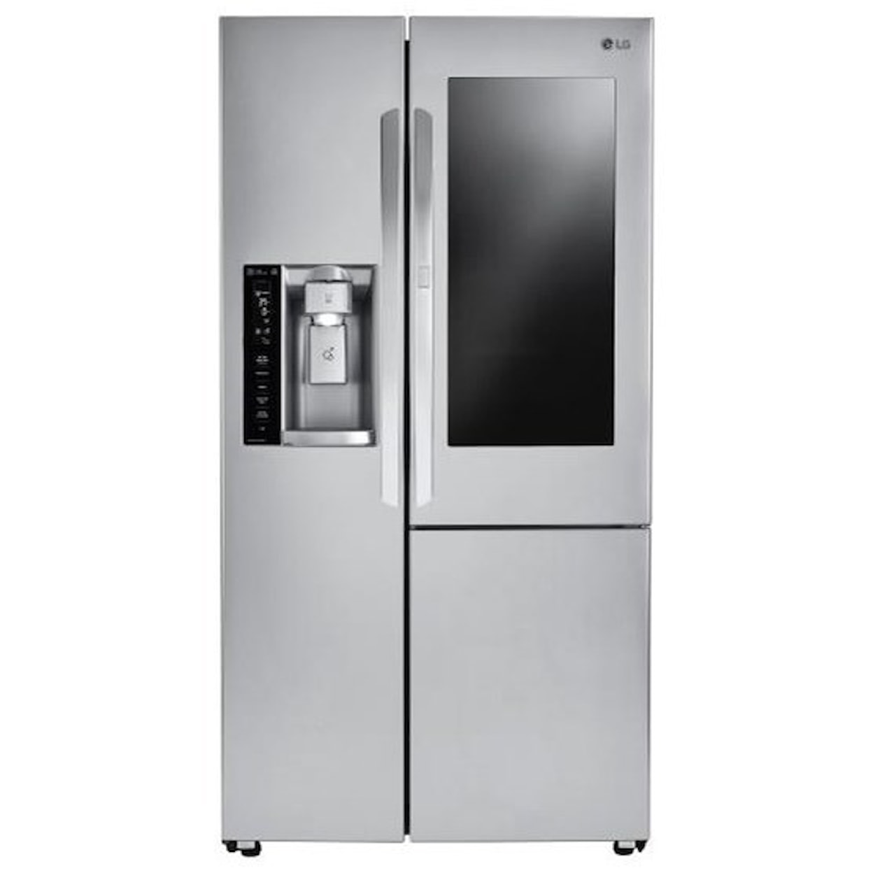 LG Appliances Side by Side Refrigerators 22 Cu.Ft. Counter-Depth Refrigerator