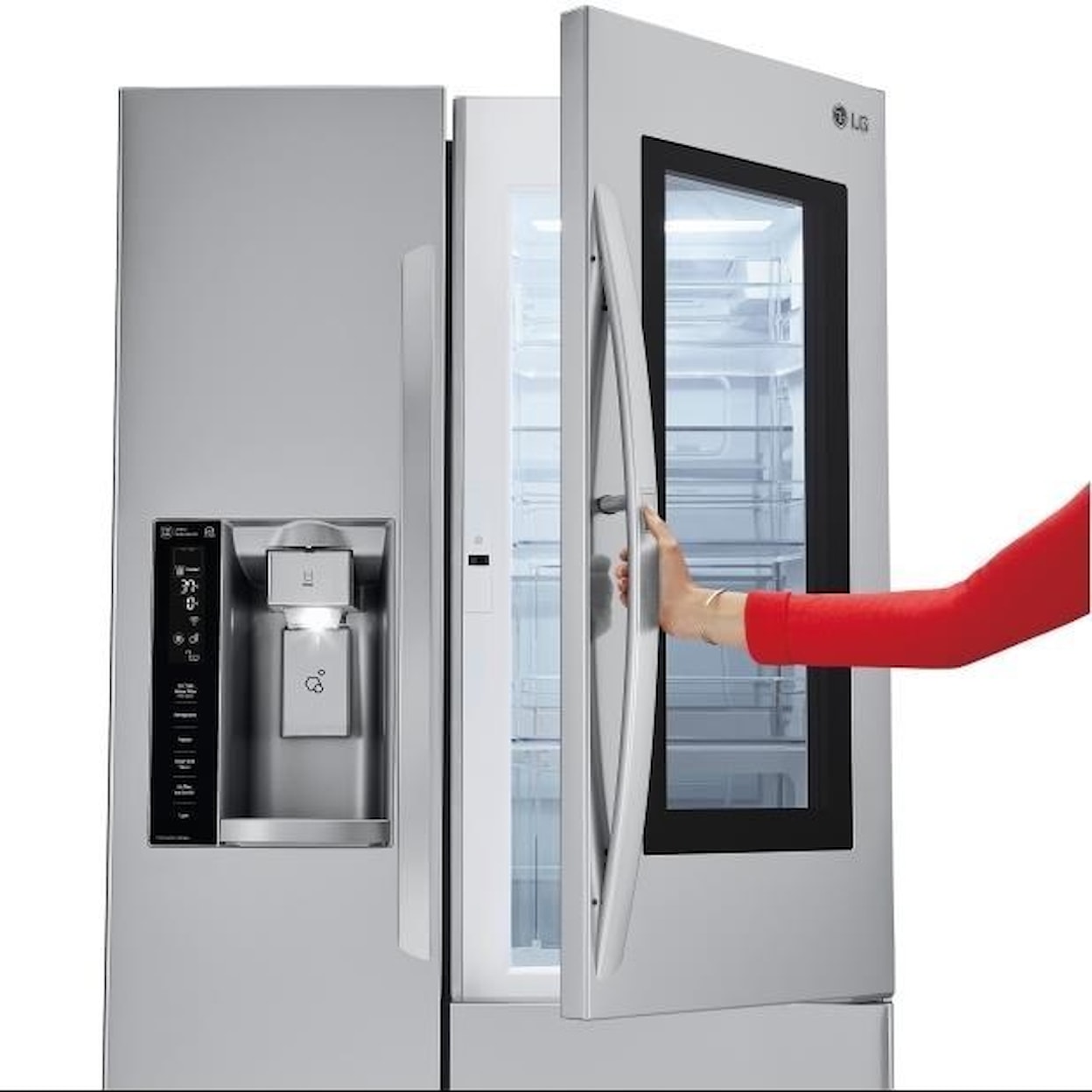 LG Appliances Side by Side Refrigerators 22 Cu.Ft. Counter-Depth Refrigerator