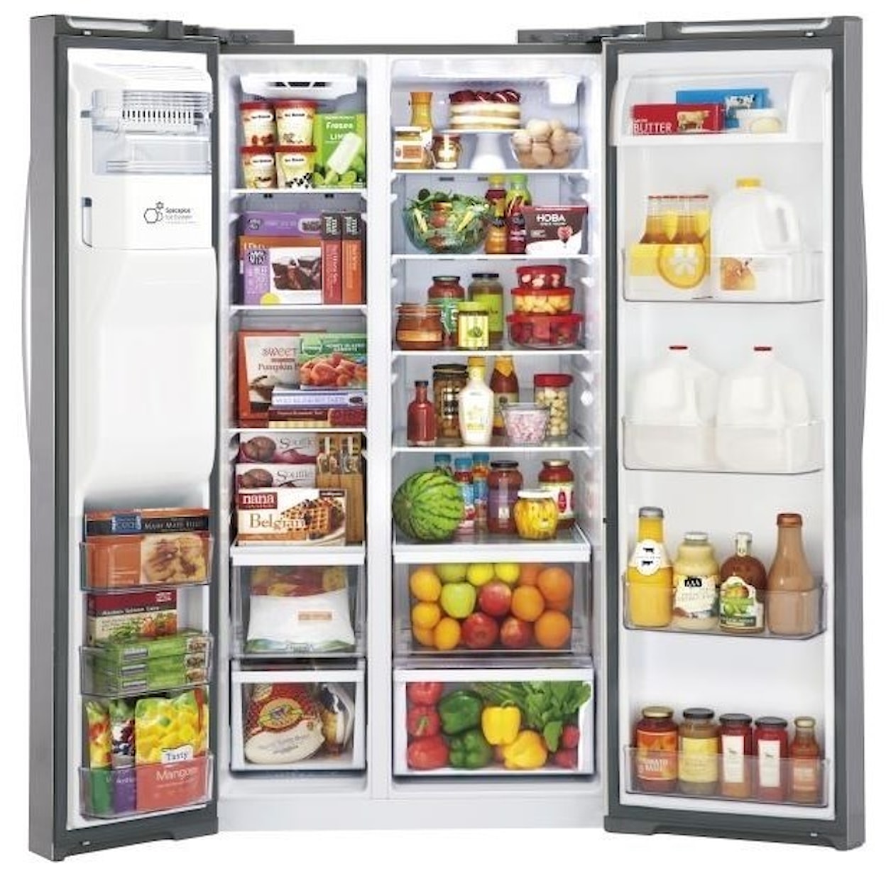 LG Appliances Side by Side Refrigerators 22 cu. ft. Counter-Depth Refrigerator