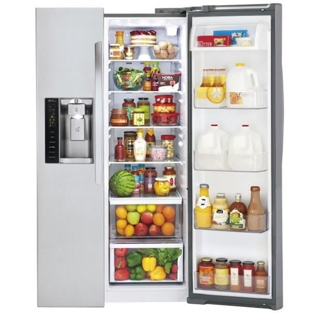 LG Appliances Side by Side Refrigerators 22 cu. ft. Counter-Depth Refrigerator