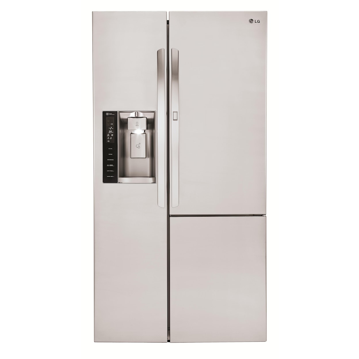 LG Appliances Side by Side Refrigerators 26 cu. ft. Side by Side 3 Door Refridgerator