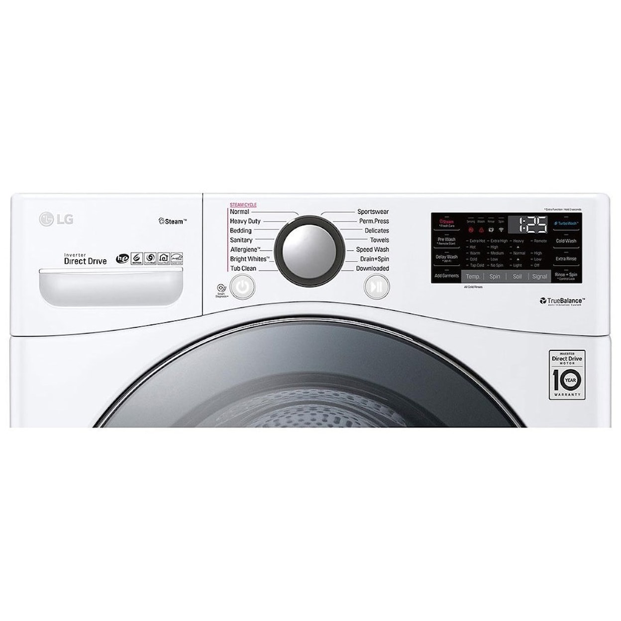 LG Appliances Washers 4.5 Cu. Ft. Smart Front-Load Washer