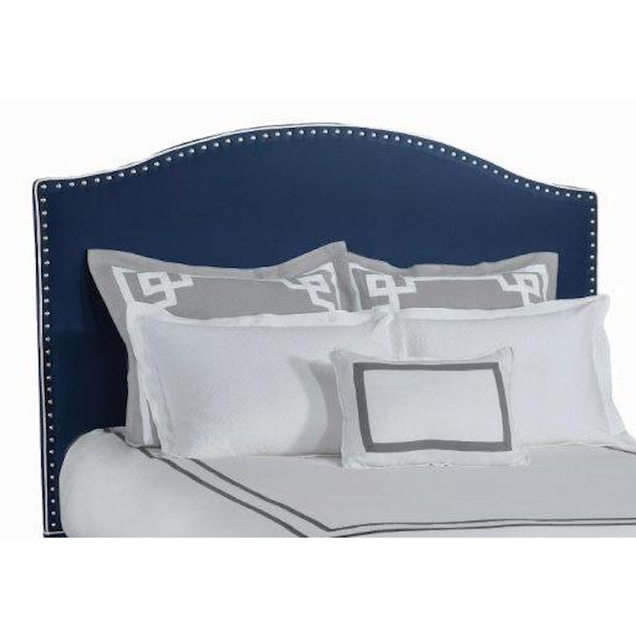 Libby Langdon for Braxton Culler Libby Langdon Elliston Queen Headboard w/ Large Nailheads