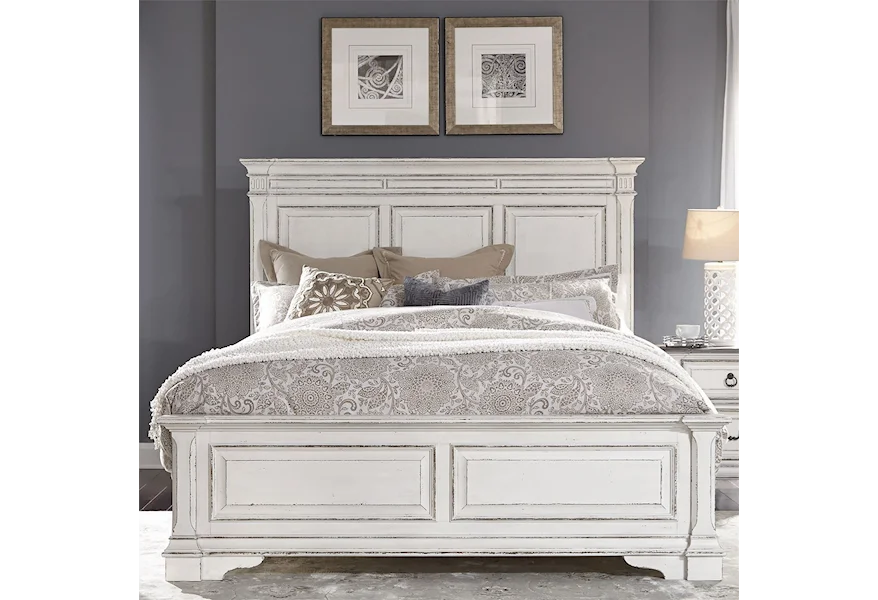 Abbey Park King Panel Bed by Liberty Furniture at H & F Home Furnishings