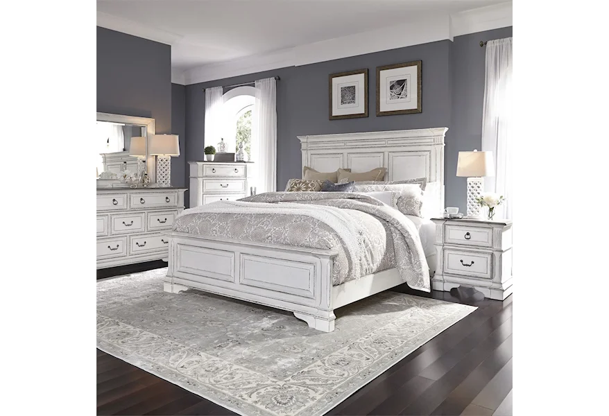 Abbey Park King Bedroom Group by Liberty Furniture at VanDrie Home Furnishings