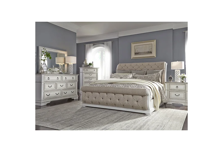 Abbey Park California King Bedroom Group by Liberty Furniture at Goffena Furniture & Mattress Center