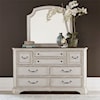Liberty Furniture Abbey Road Dresser and Mirror