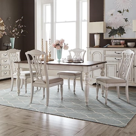 5-Piece Rectangular Table Set