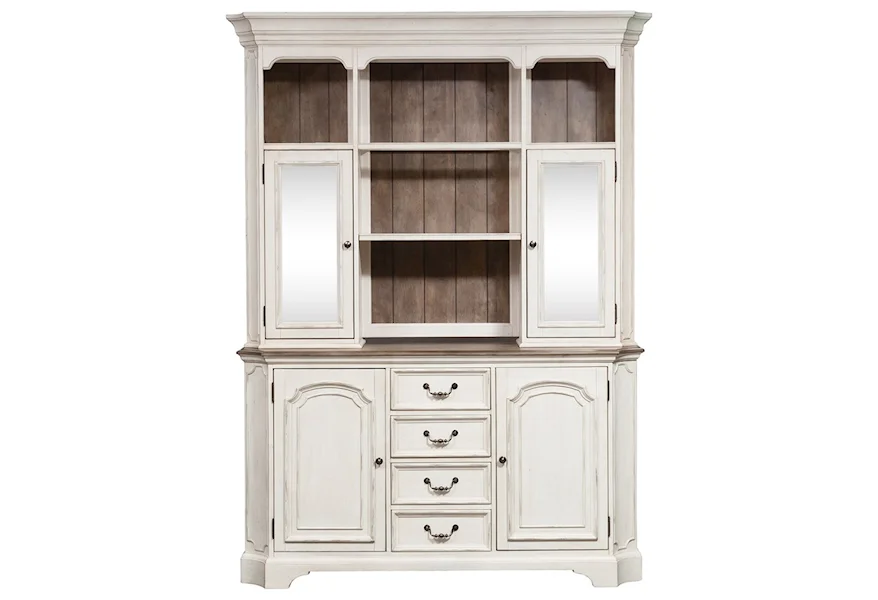 Abbey Road Hutch and Buffet by Liberty Furniture at Gill Brothers Furniture