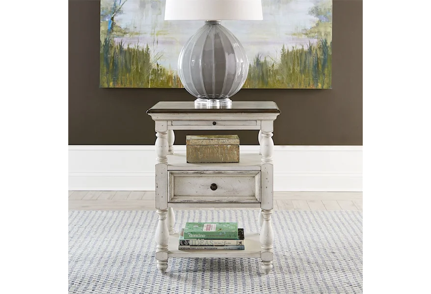 Abbey Road End Table by Liberty Furniture at Thornton Furniture