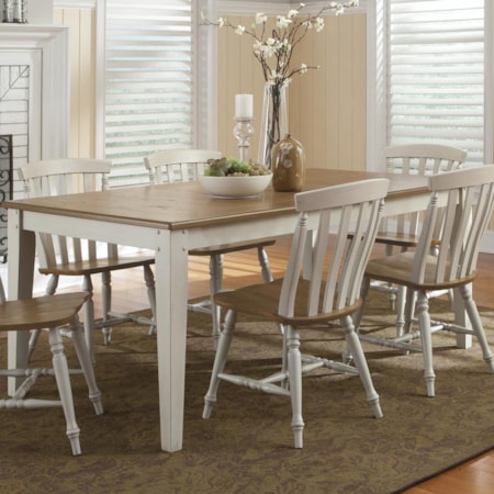 Rectangular Leg Table