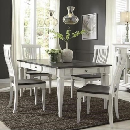 5 Piece Rectangular Table Set