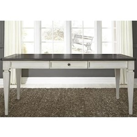 4-Drawer Rectangular Leg Table