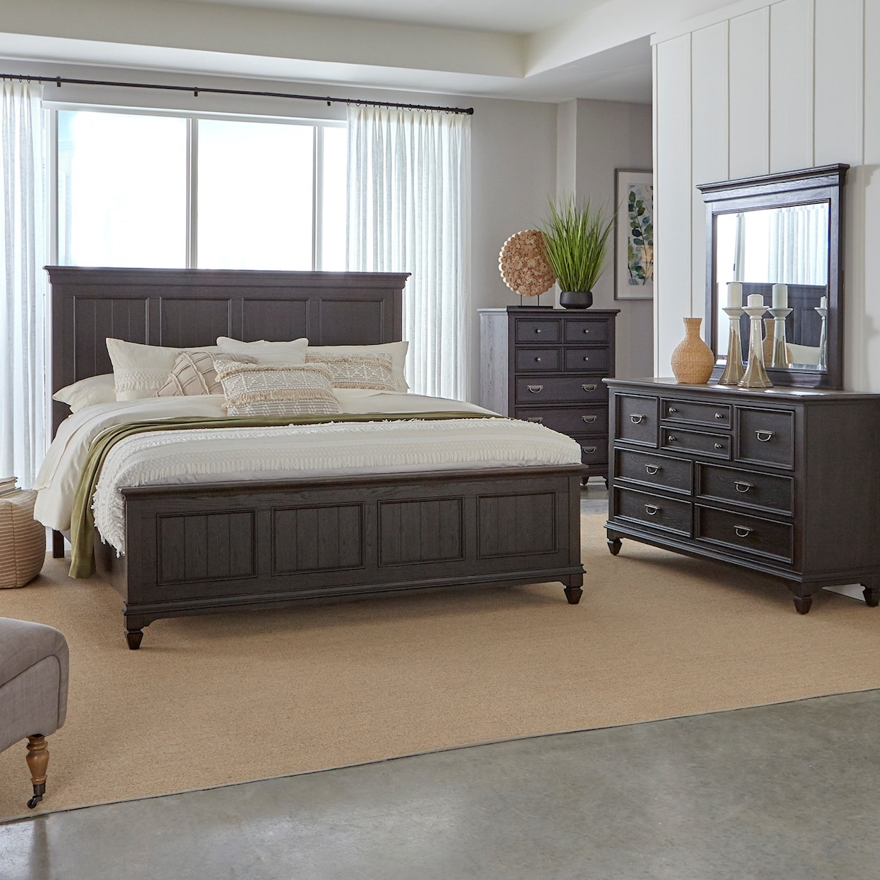 Liberty Furniture Allyson Park Queen Panel Bed