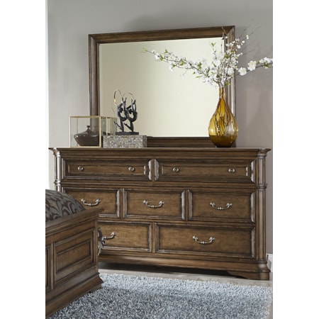 Dresser and Mirror