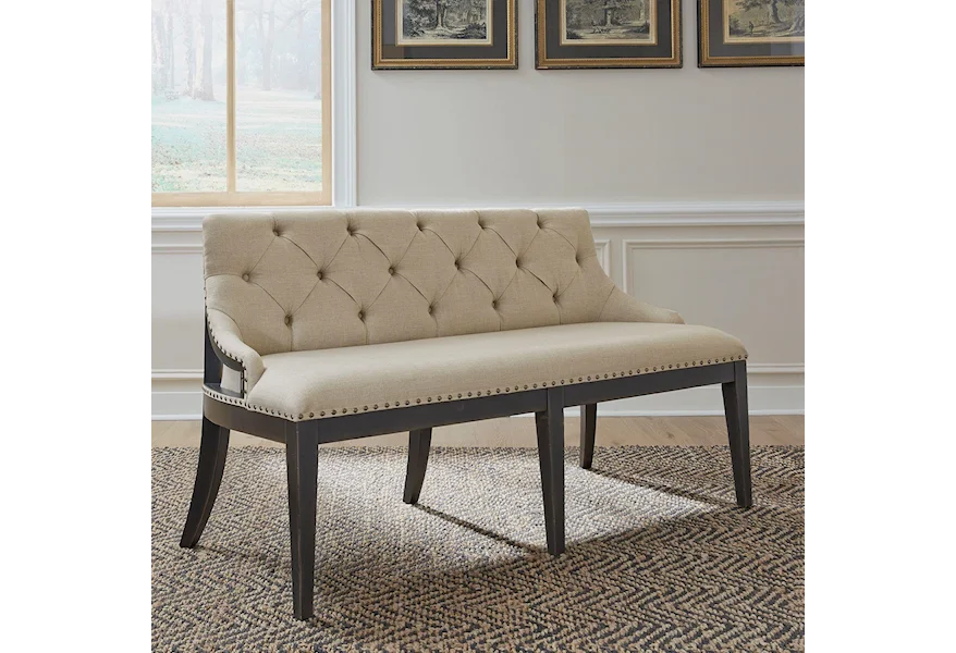 Americana Farmhouse Upholstered Bench by Liberty Furniture at Johnny Janosik
