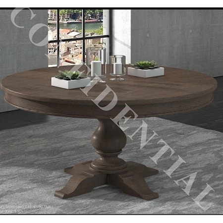 60 Inch Round Pedestal Table