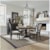 Liberty Furniture Americana Farmhouse 60 Inch Round Table and 4 Upholsered Side Chair
