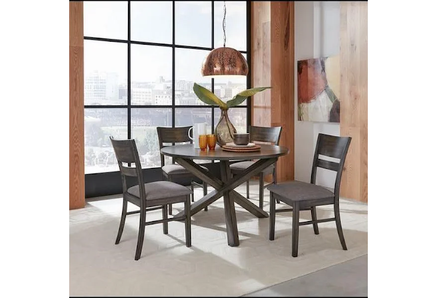 Anglewood 5-Piece Dining Set by Liberty Furniture at VanDrie Home Furnishings