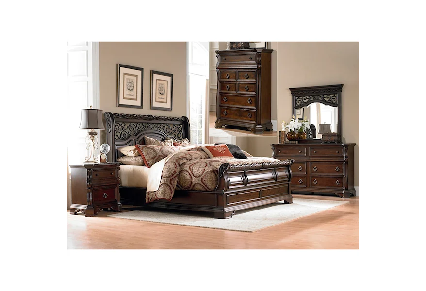Arbor Place King Bedroom Group by Liberty Furniture at VanDrie Home Furnishings