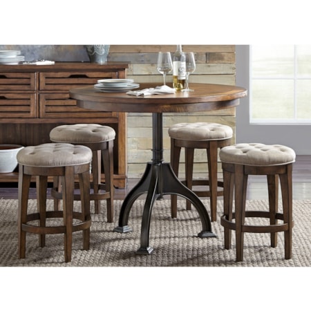 5 Piece Gathering Table Set