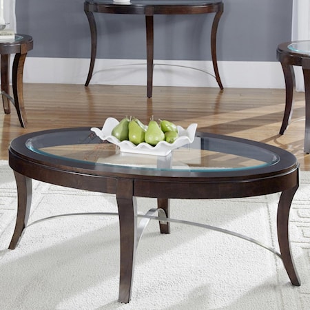 Oval Cocktail Table