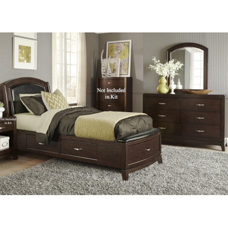Twin Storage Bedroom Group 1