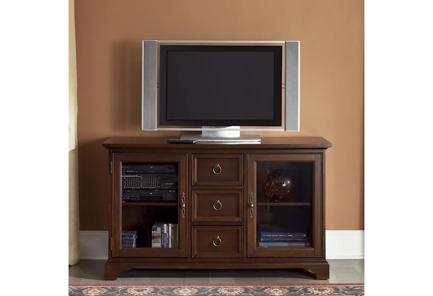 Beacon 54" TV Console by Liberty Furniture at Lapeer Furniture & Mattress Center