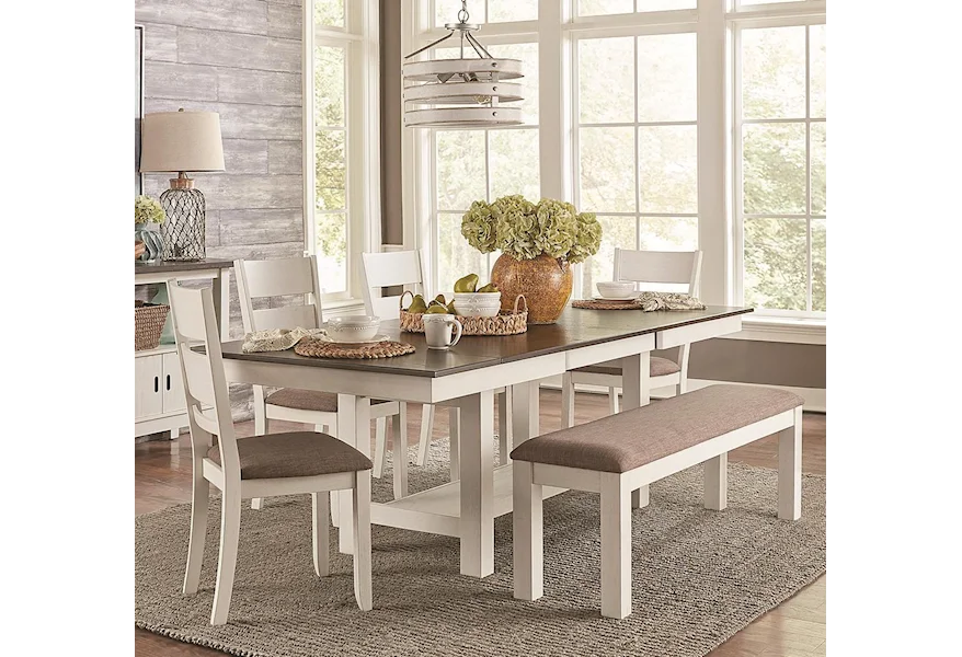 Brook Bay 5 Piece Dining Set by Liberty Furniture at Darvin Furniture